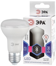 Изображение товара ЭРА Лампа светодиодная STD LED R63-8W-860-E27 8Вт рефлектор холодный дневной свет Е27