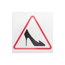 Изображение товара REXANT Наклейка автомобильная "Дама за рулем" 150*150 мм.