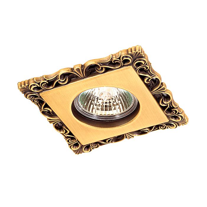 Изображение товара Novotech 369834 NT14 186 бронза Встраиваемый светильник IP20 GX5.3 50W 12V FLOWER