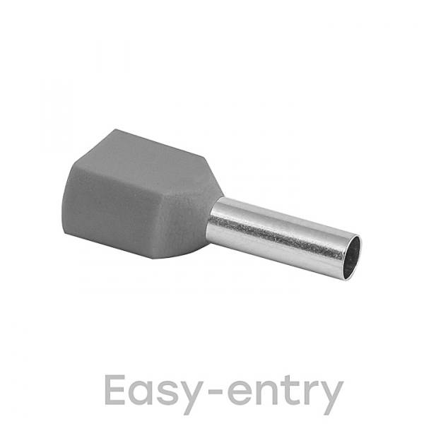 Изображение товара EKF PROxima Наконечник штыревой втулочный изолированный НШвИ(2) 4-12 (50шт.).