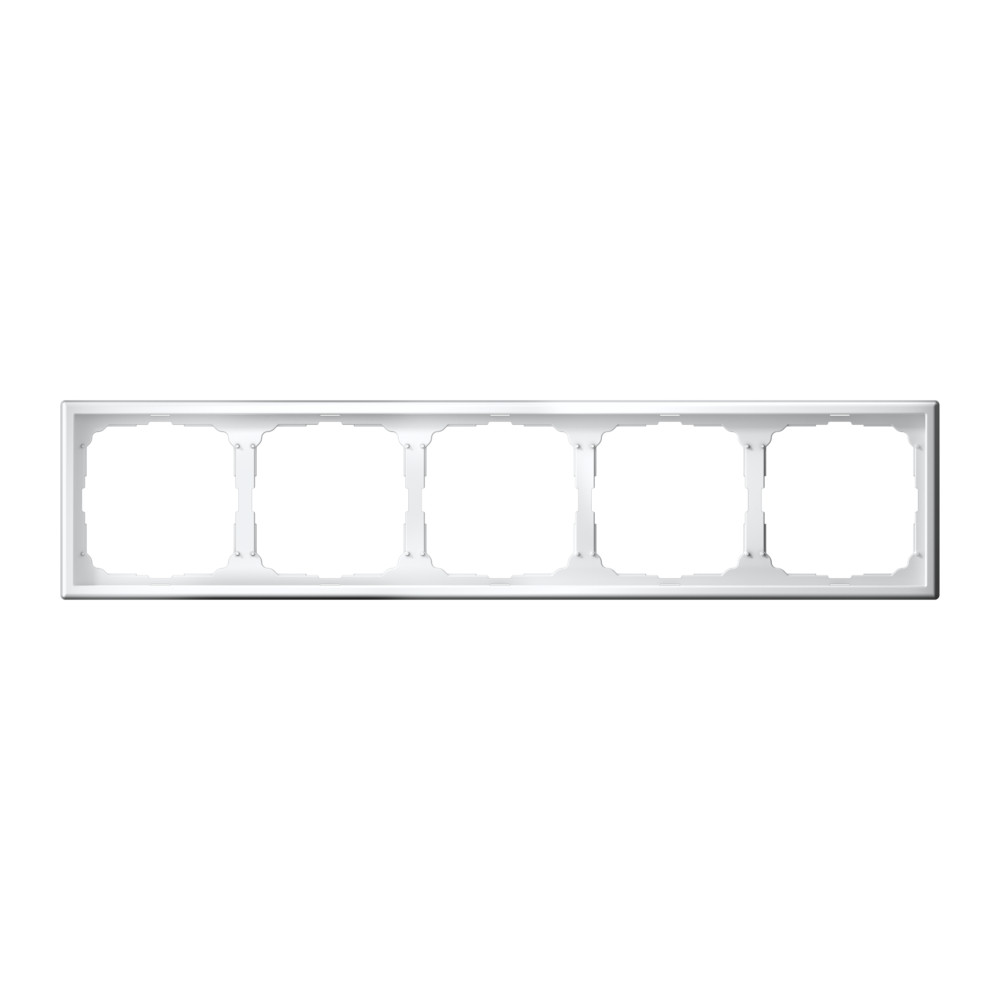 Изображение товара Рамка ArtGallery Systeme Electric Лотос 5 мест, матовая белая Изображение товара Рамка ArtGallery Systeme Electric Лотос 5 мест, матовая белая