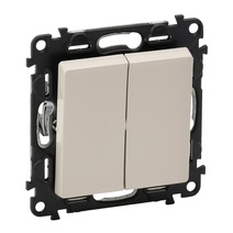 Изображение товара Legrand Valena LIFE DIY Сл.кость Переключатель 2-клавишный 10А 250В.
