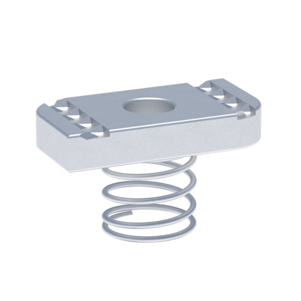 Изображение товара EKF PROxima STRUT-гайка (канальная) М8 с короткой пружиной.