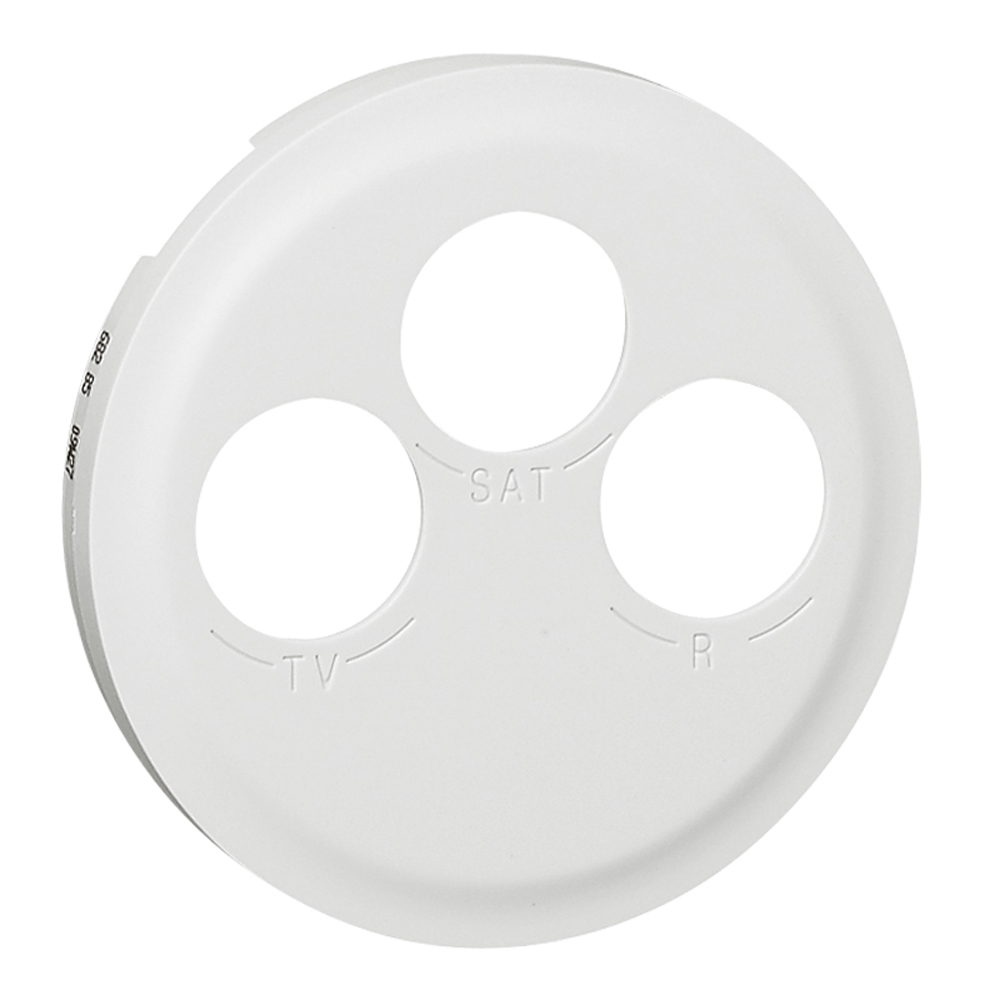 Изображение товара Legrand Celiane Бел Накладка TV-FM-SAT розетки.