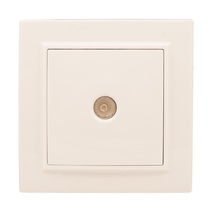 Изображение товара EKF Basic Минск Бежевый Розетка TV, 75Ом, 5-862МГц, СП.