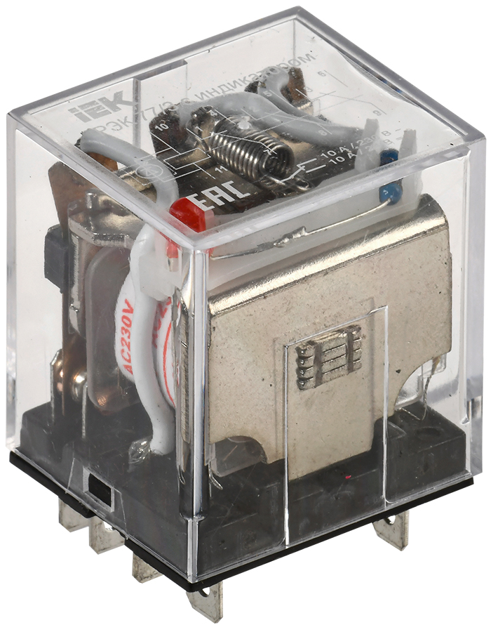 Изображение товара IEK ONI Реле РЭК77/3(LY3) с индикацией 10А 230В АC