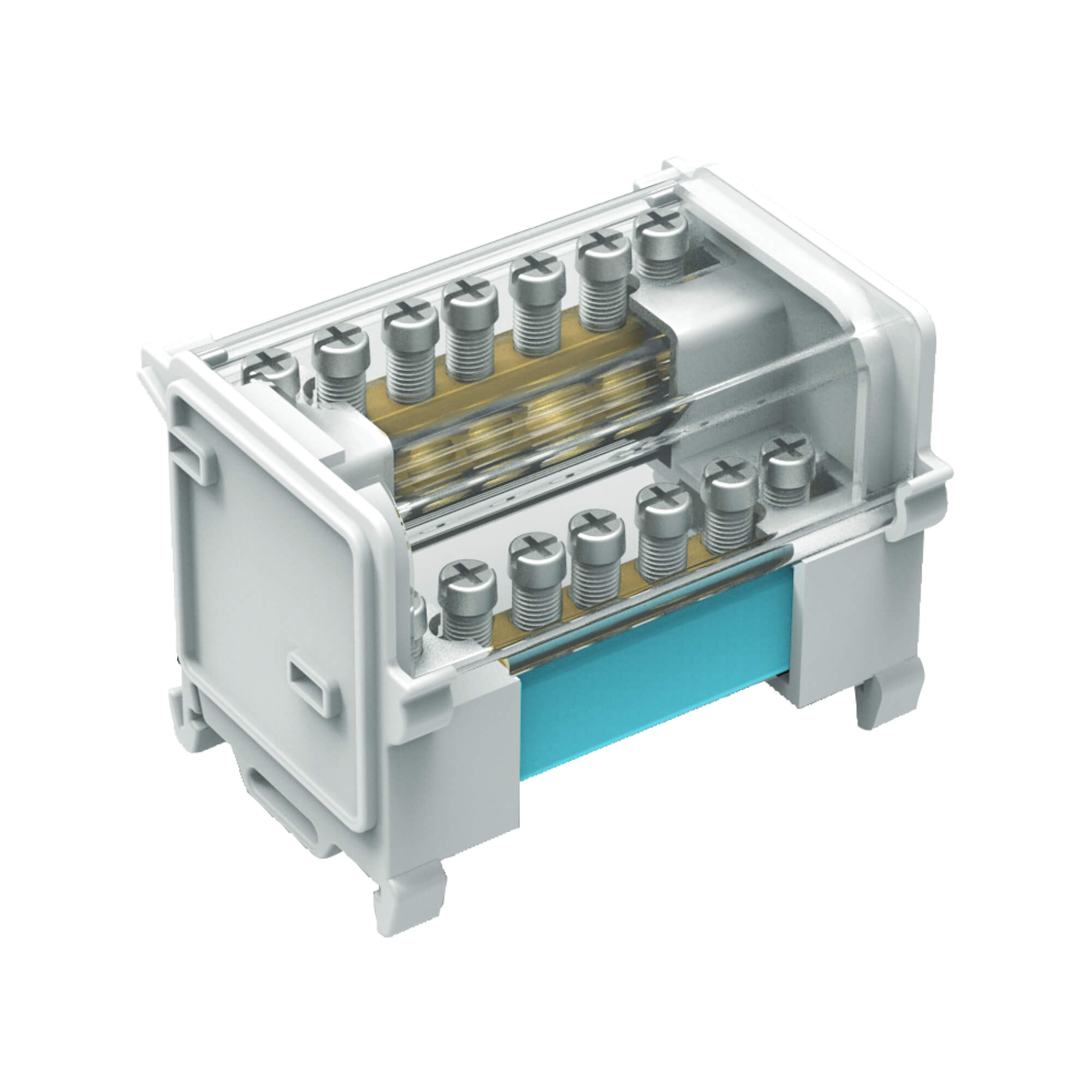 Изображение товара DKC Блок распределения многополюсный 2 полюса, 100А 2/50кв.мм, 7/25кв.мм