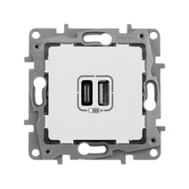 Изображение товара Legrand Etika Белый Зарядка USB A-C