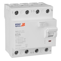 Изображение товара КЭАЗ OptiDin DM63-4263-AC-4,5-УХЛ4 (4P, 63, 30mA).