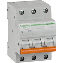 Изображение товара Schneider Electric Домовой ВА63 Автоматический выключатель 3P 20A (C) 4.5kA