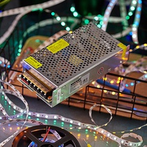 Изображение товара REXANT Источник питания 220V AC/24V DC, 6,25A, 150W с Разъемами под винт, без влагозащиты (IP23).