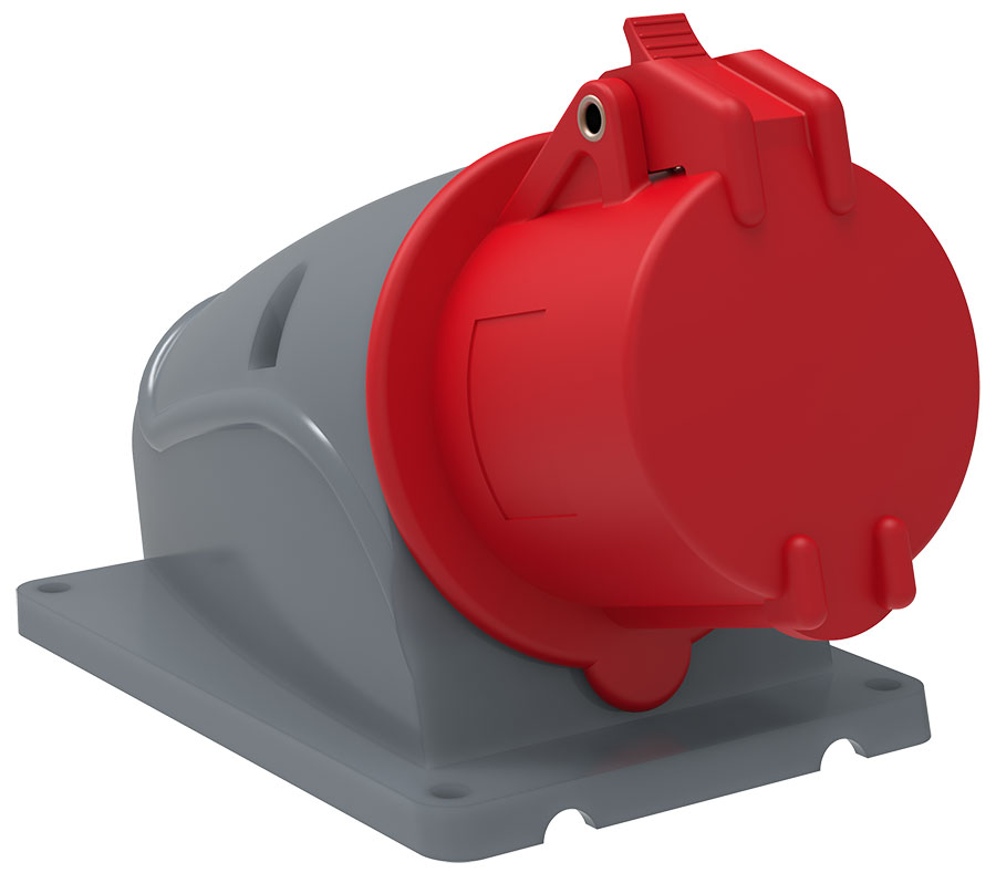 Изображение товара IEK Розетка стационарная ССИ-114 16А-6ч/380-415В 3Р+РЕ IP44 MAGNUM