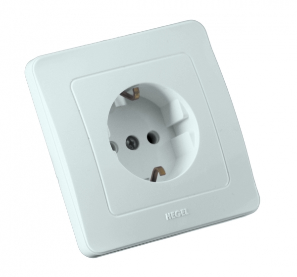 Изображение товара Hegel Мастер внутр Белая РС16-311 Розетка с/з
