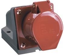 Изображение товара IEK Розетка 125 стационарная 3Р+РЕ+N 32А 380В IP44