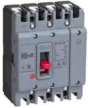 Изображение товара Dekraft ВА-303 4P 100А 36кА автоматический выключатель