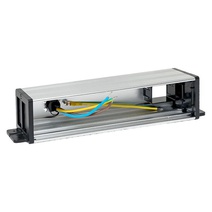 Изображение товара EKF PROxima Встраиваемый настольный розеточный блок для крепления под столом, 8 модулей, C-Line.