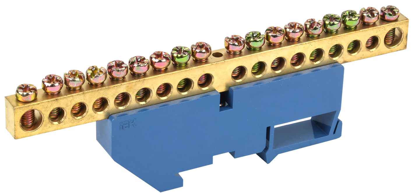 Изображение товара IEK Шина N ноль на DIN-изол ШНИ-8х12-18-Д-С