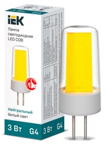 Изображение товара IEK LED COB капсула 3Вт 230В 4000K G4