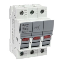 Изображение товара EKF Предохранитель-разъединитель DF 10х38 3Р (тип ПВЦ) .