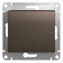 Изображение товара Systeme Electric Glossa Шоколад Выключатель 1-клавишный сх.1, 10AX
