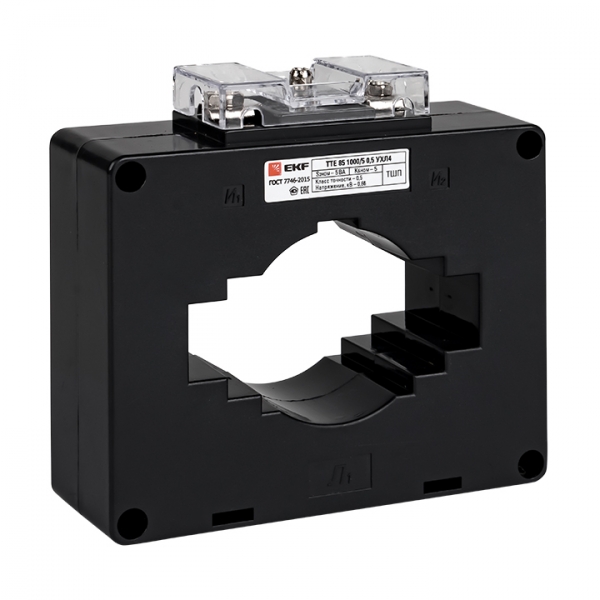 Изображение товара EKF PROxima Трансформатор тока ТТЕ-85-750/5А класс точности 0,5S. Изображение товара EKF PROxima Трансформатор тока ТТЕ-85-750/5А класс точности 0,5S.