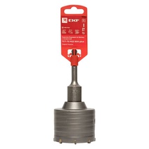 Изображение товара EKF Basic Коронка буровая по бетону с оснасткой TCT-72 М22 SDS-plus Master.