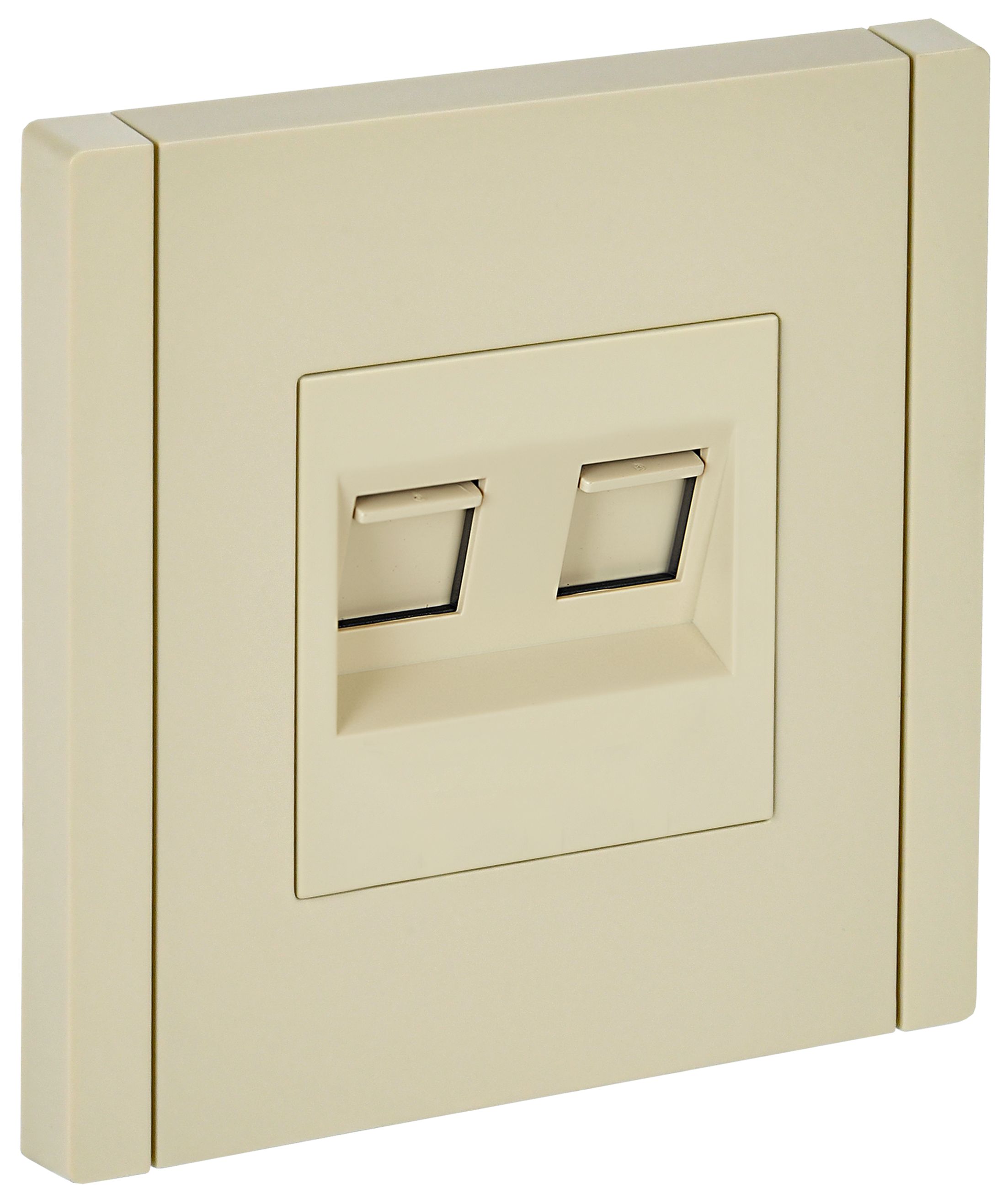 Изображение товара IEK FORTE&PIANO Ваниль Розетка комп. 2-ая RJ45 кат.5E FP433