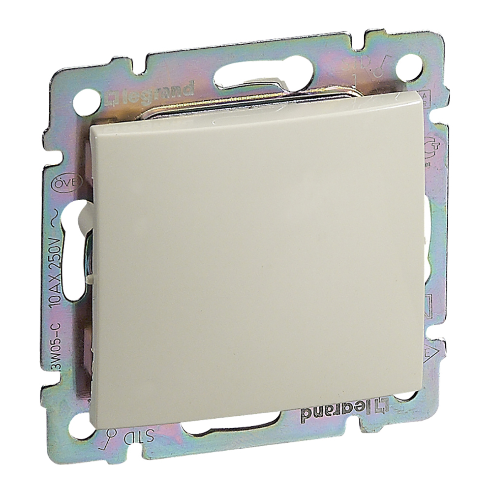 Изображение товара Legrand Valena 1 клавишный крем выключатель 250 В 10 А