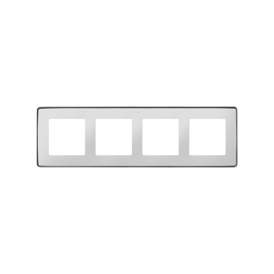 Изображение товара Simon 82 Detail Белый, основание Алюминий Рамка 4-ая