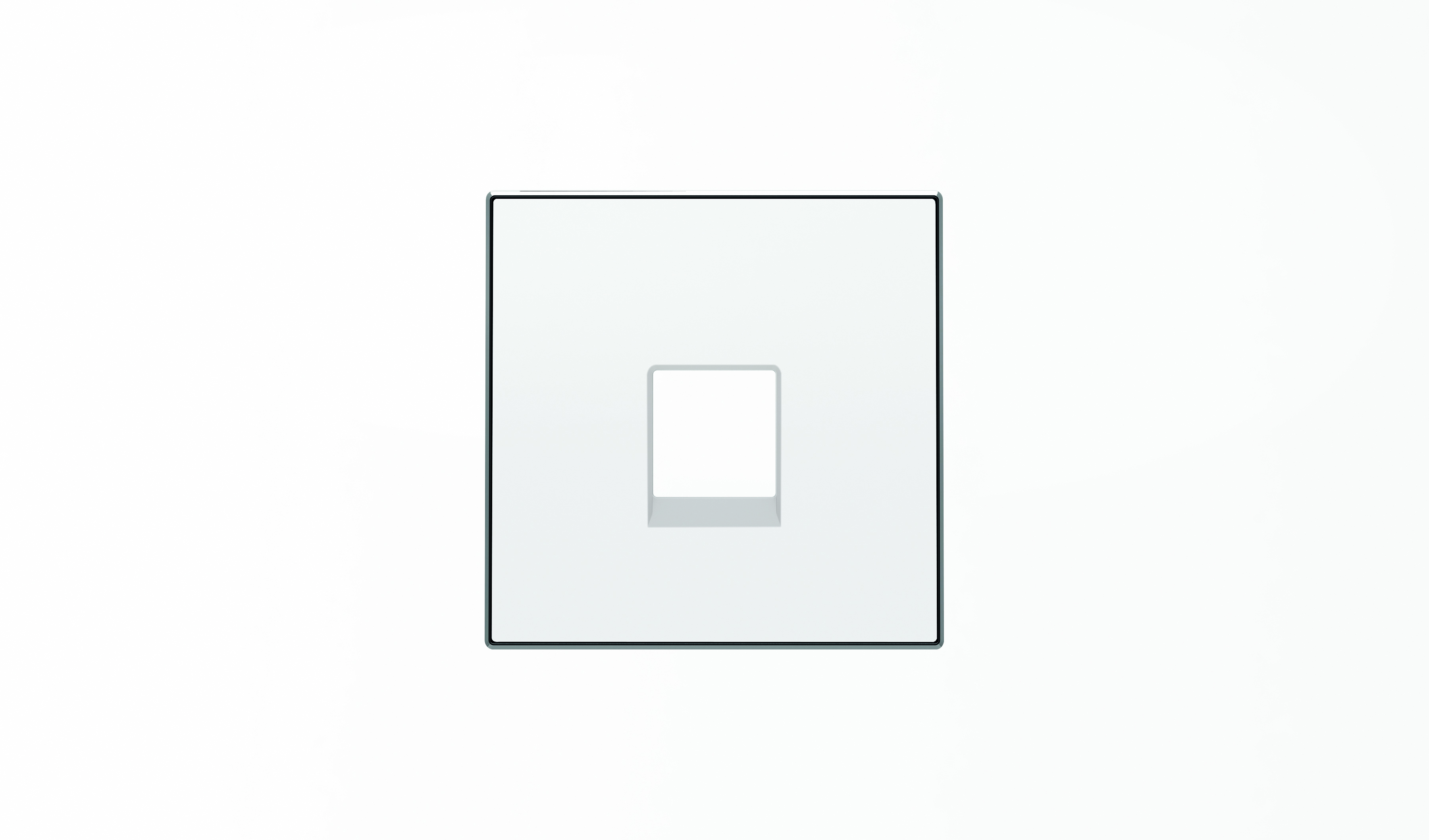 Изображение товара ABB SKY Альпийский белый Накладка для телекоммуникационных розеток типа 8117... и/или 8118…