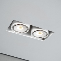 Изображение товара Briaton Белый Светильник встраиваемый 2x12W 3000K 2652lm. Драйвер: KEGU (не диммируемый)