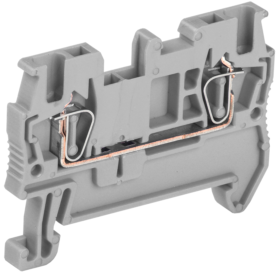 Изображение товара IEK Клемма пружинная КПИ 2в-1,5 17,5А серый
