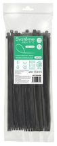 Изображение товара Systeme Electric Стяжка кабельная 300х4.8 Чёрная (100шт)