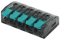 Изображение товара ЭРА Клемма NO-224-48 компактная серия 415 с рычагом 5 отверстия 0.5-4 мм2 упаковка 100 шт