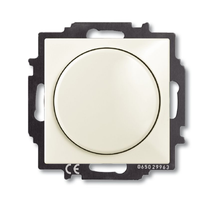 Изображение товара ABB BJB Basic 55 Шале (бел) Светорегулятор поворотно-нажимной 60-400 Вт для л/н