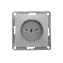 Изображение товара Systeme Electric Wessen 59 Матовый хром Розетка б/з