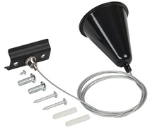 Изображение товара IEK LIGHTING комплект подвеса для шинопровода, 1,5 м, черный