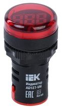 Изображение товара IEK Индикатор значения напряжения AD127-VM