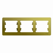 Изображение товара Systeme Electric Glossa Фисташковый Рамка 3-ая, горизонтальная