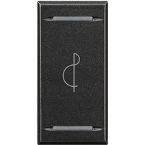 Изображение товара BT Axolute Антрацит Клавиша с символами для системы автоматизации для 1 функции - 1м, скрипичный ключ.