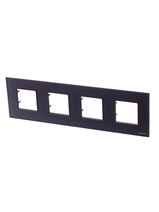 Изображение товара ABB NIE Zenit Стекло кофейное Рамка 4-я 2+2+2+2 мод