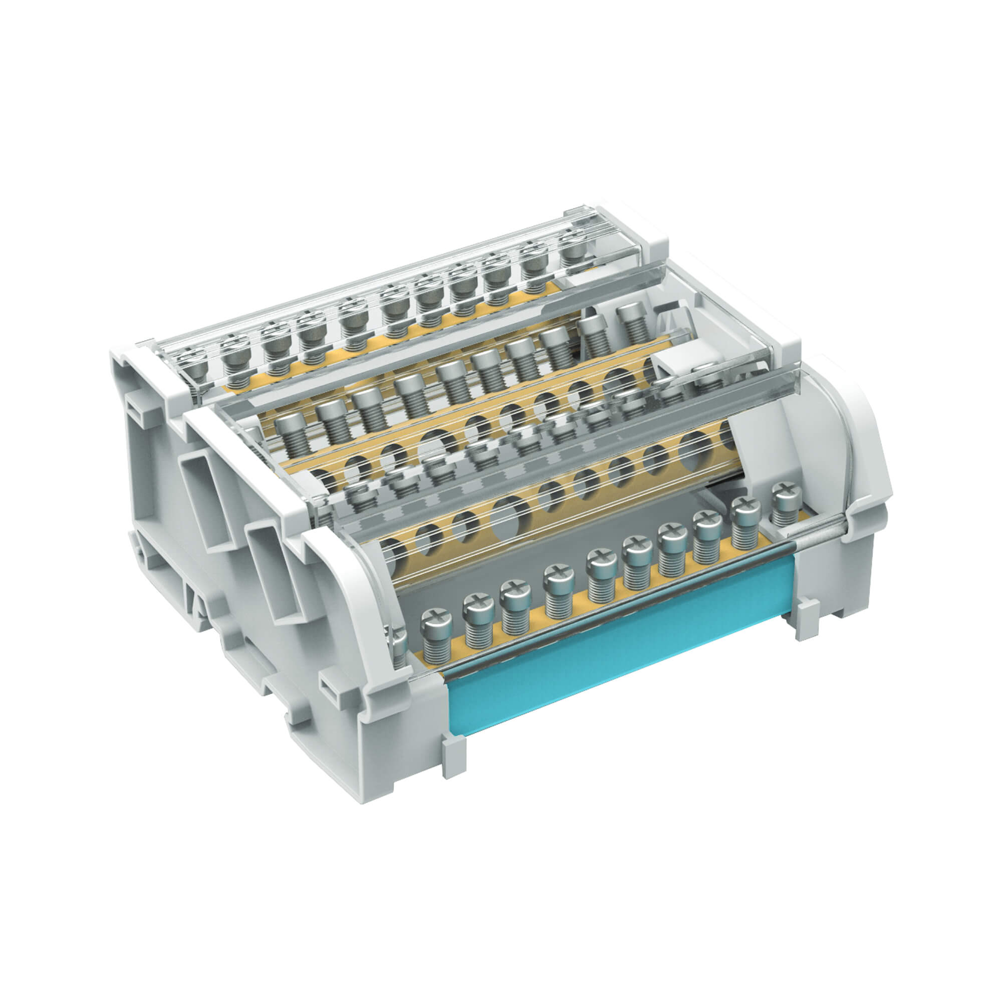 Изображение товара DKC Блок распределения многополюсный 4 полюса, 125А 3/50кв.мм, 11/25кв.мм