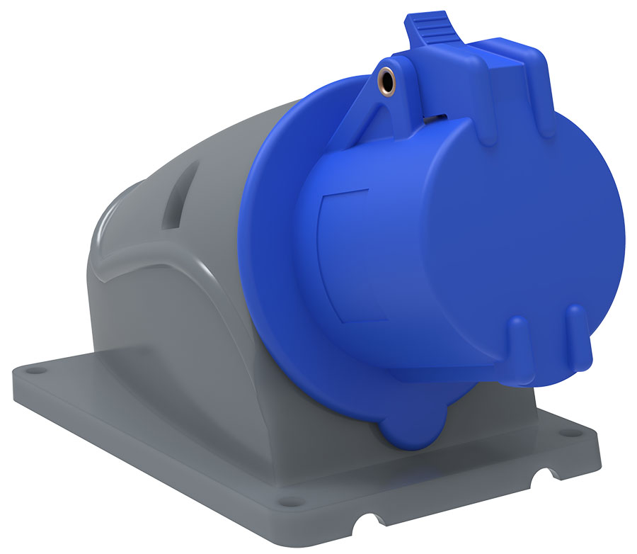 Изображение товара IEK Розетка стационарная ССИ-113 16А-6ч/200-250В 2Р+РЕ IP44 MAGNUM