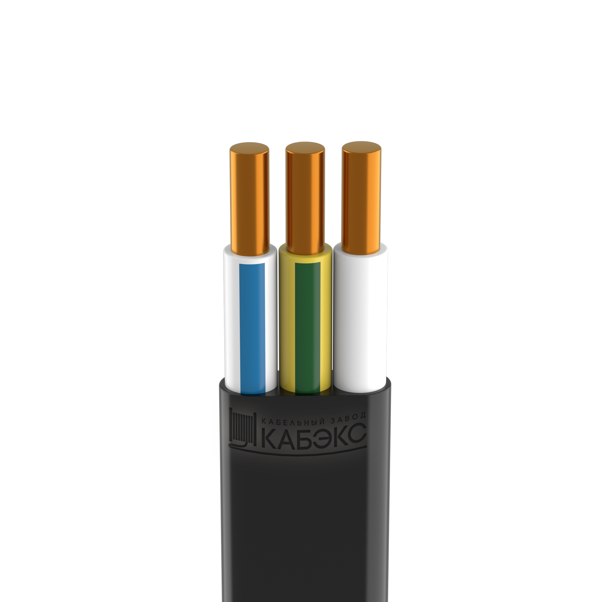 Изображение товара Кабель силовой с ПВХ изоляцией ВВГ-Пнг(A) -LS 3х2,5 ок(N,PE)-0,66 (100м) Кабэкс