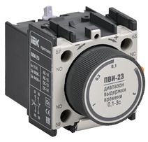 Изображение товара Приставка IEK ПВИ-23 задержка 0, 1-3 сек (1з+1р) Изображение товара Приставка IEK ПВИ-23 задержка 0, 1-3 сек (1з+1р)