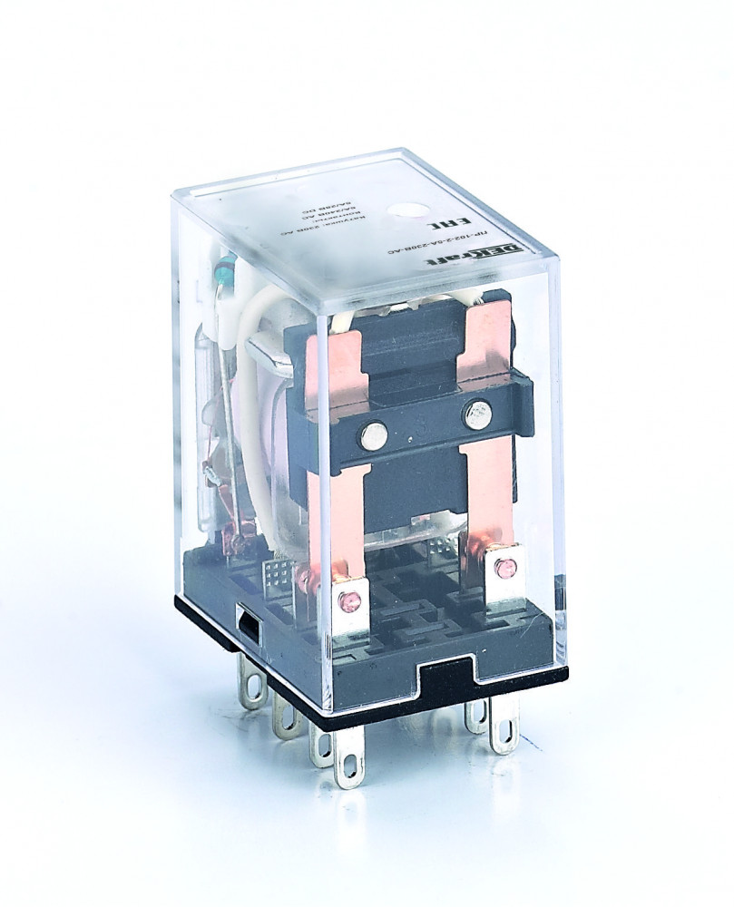 Изображение товара Dekraft Промежуточное реле 2 конт. с LED инд. 5А 24В DC ПР-102