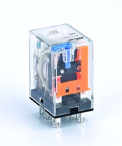 Изображение товара Dekraft Промежуточное реле 2 конт. с LED инд. и TEST функ. 5А 12В DC ПР-102