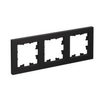 Изображение товара Systeme Electric AtlasDesign Карбон Рамка 3-ая, универсальная