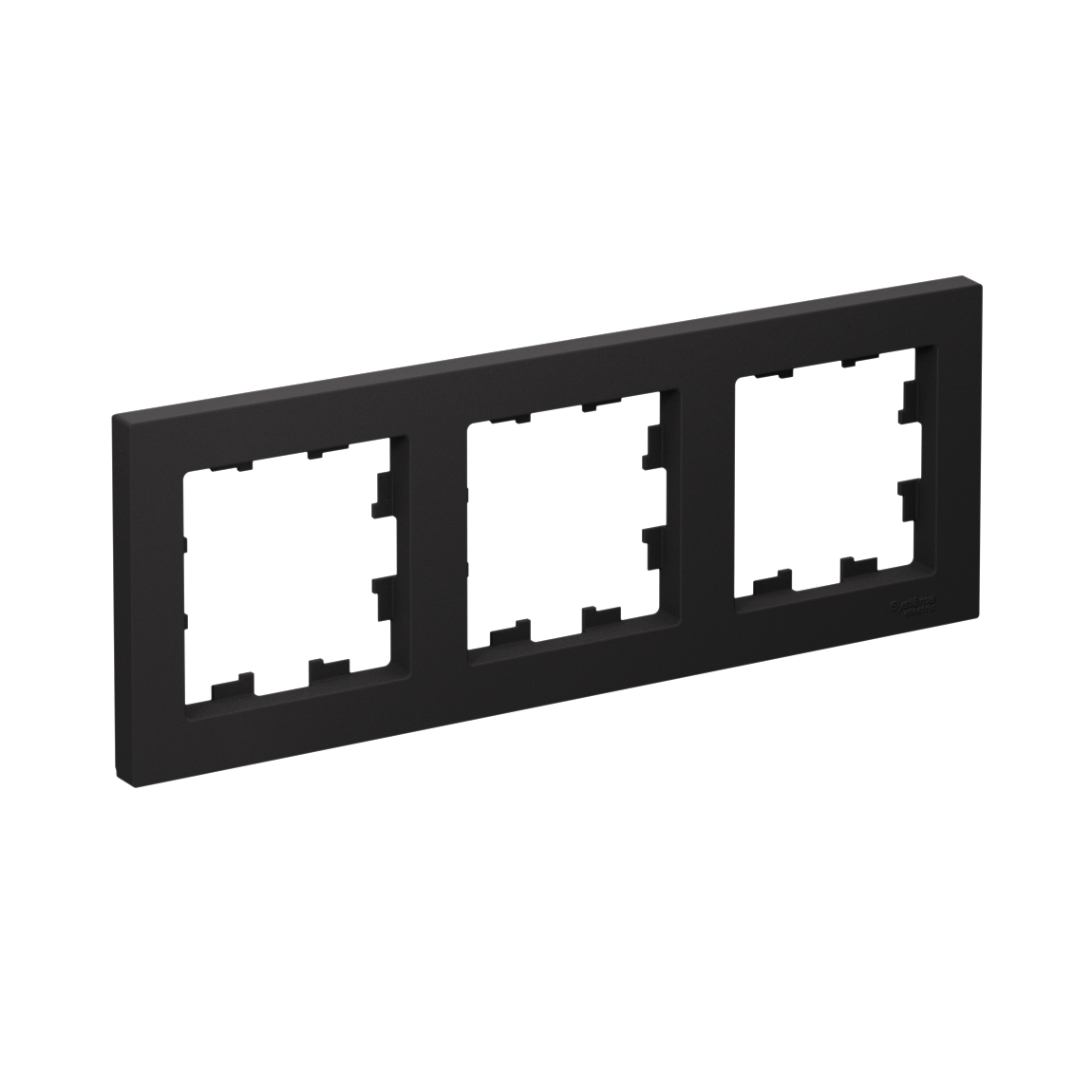 Изображение товара AtlasDesign Карбон: рамка 3-постовая для систем электрических изделий