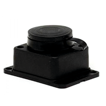 Изображение товара EKF Basic Розетка настенная с защитной крышкой каучуковая 230В 2P+PE 16A IP44.